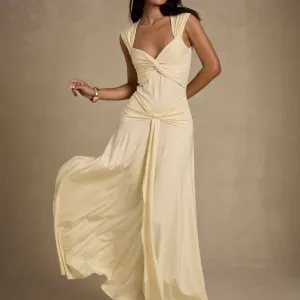 NOVA puderžuta haljina