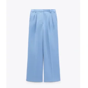 Zara Šire Pantalone Duboki Struk