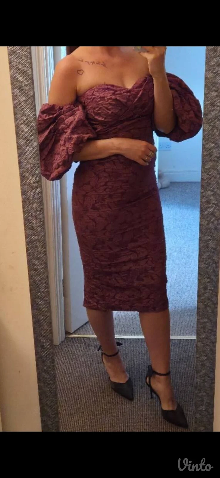 Nova elegantna midi haljina