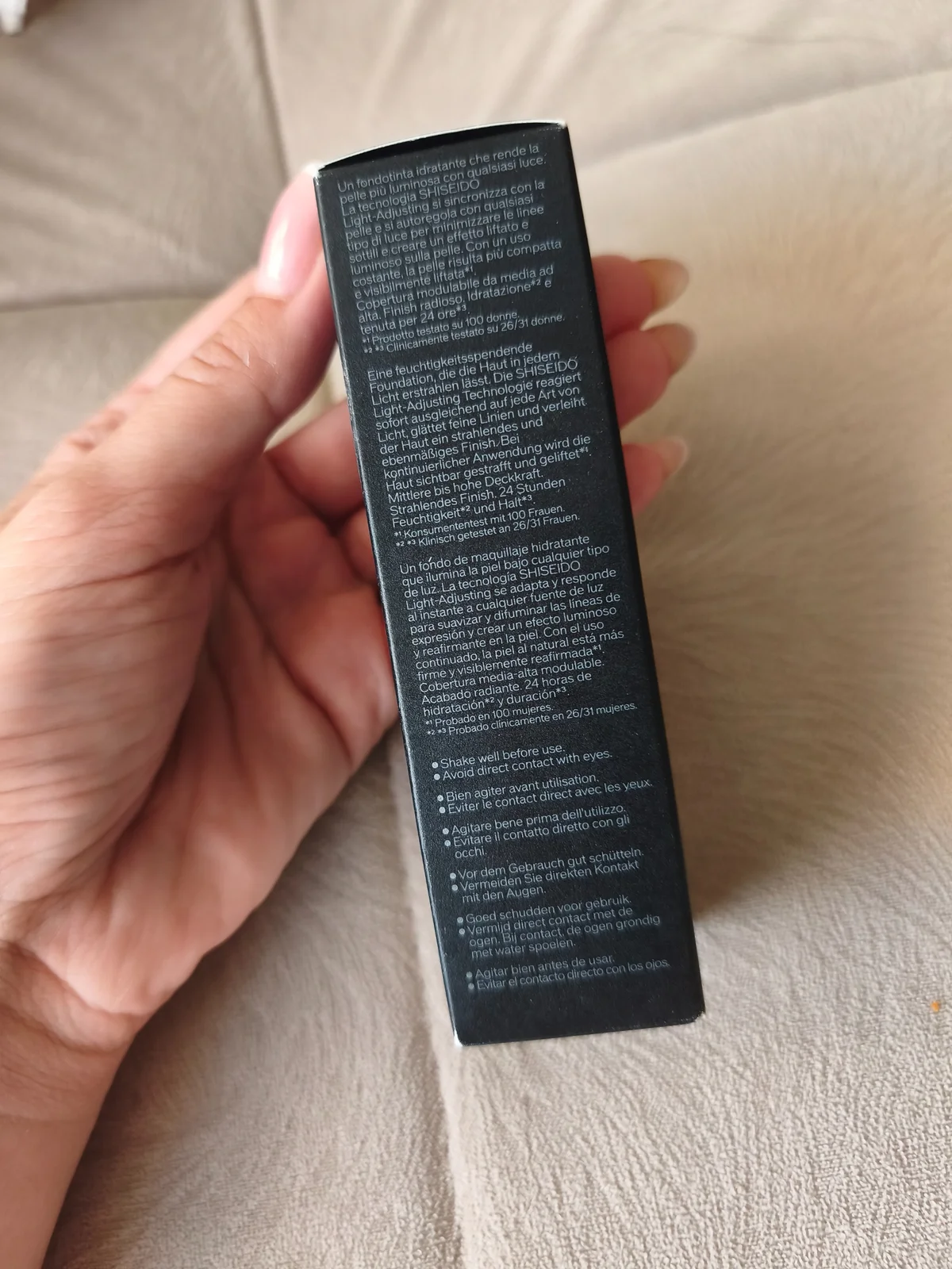 Shiseido puder radiant lift 350 maple