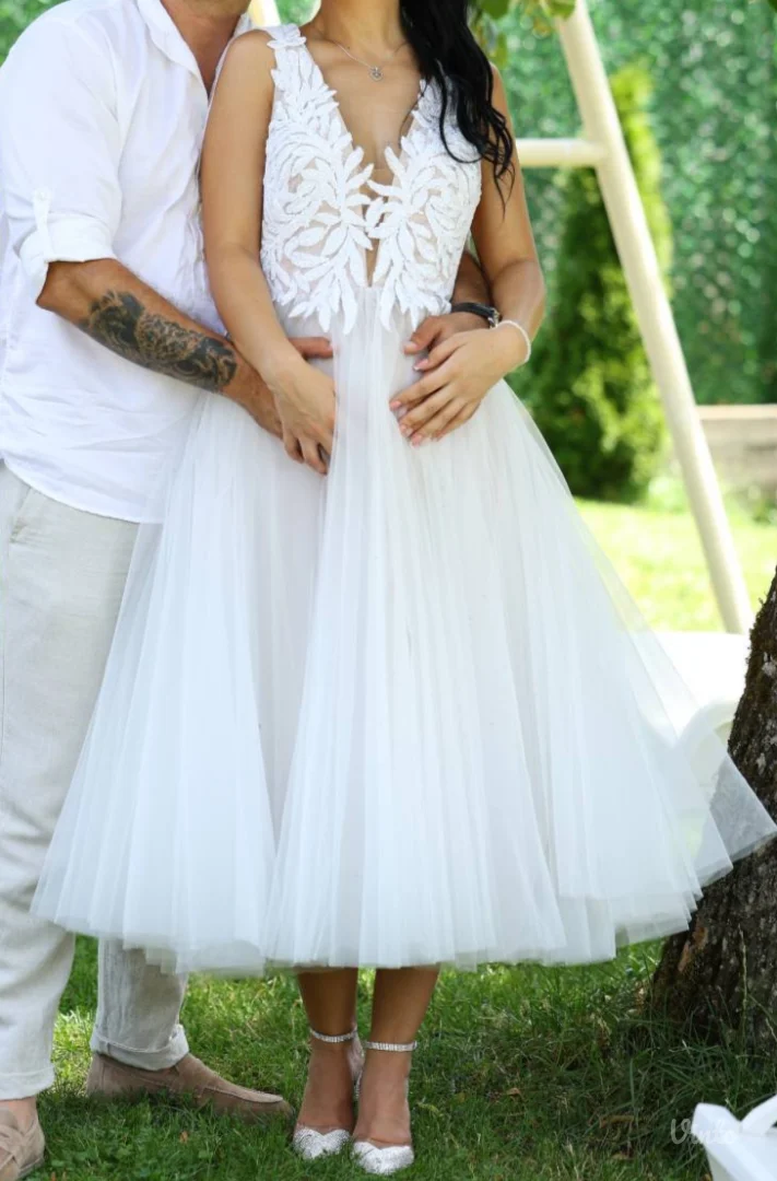 Svecana bela haljina