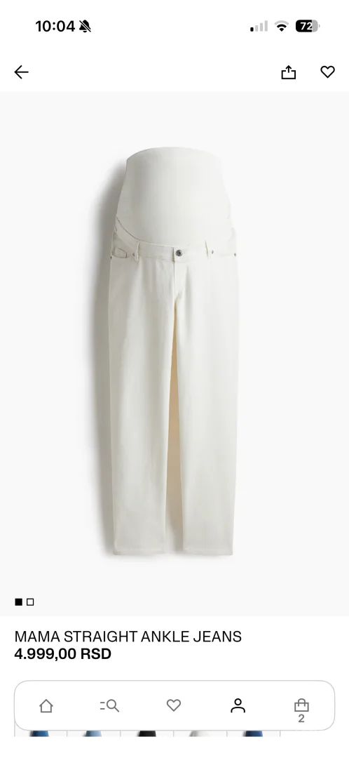 H&m trudnicke farmerke