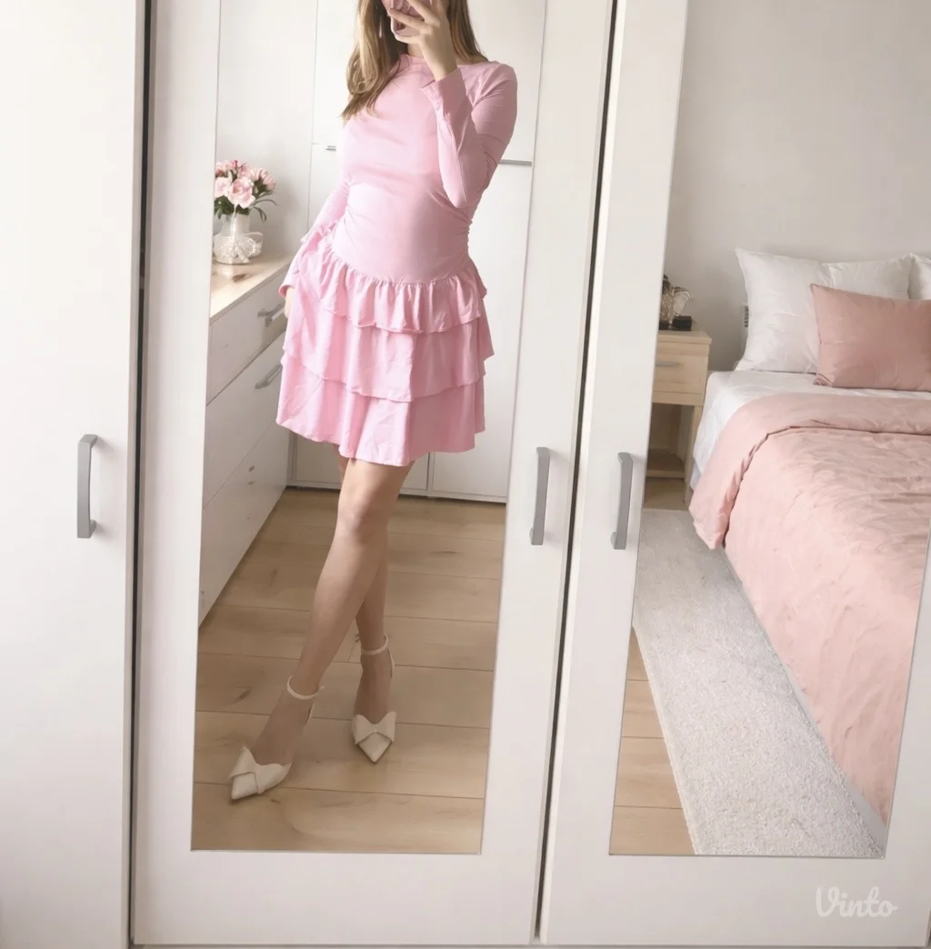 Roze haljina ( S veličina)