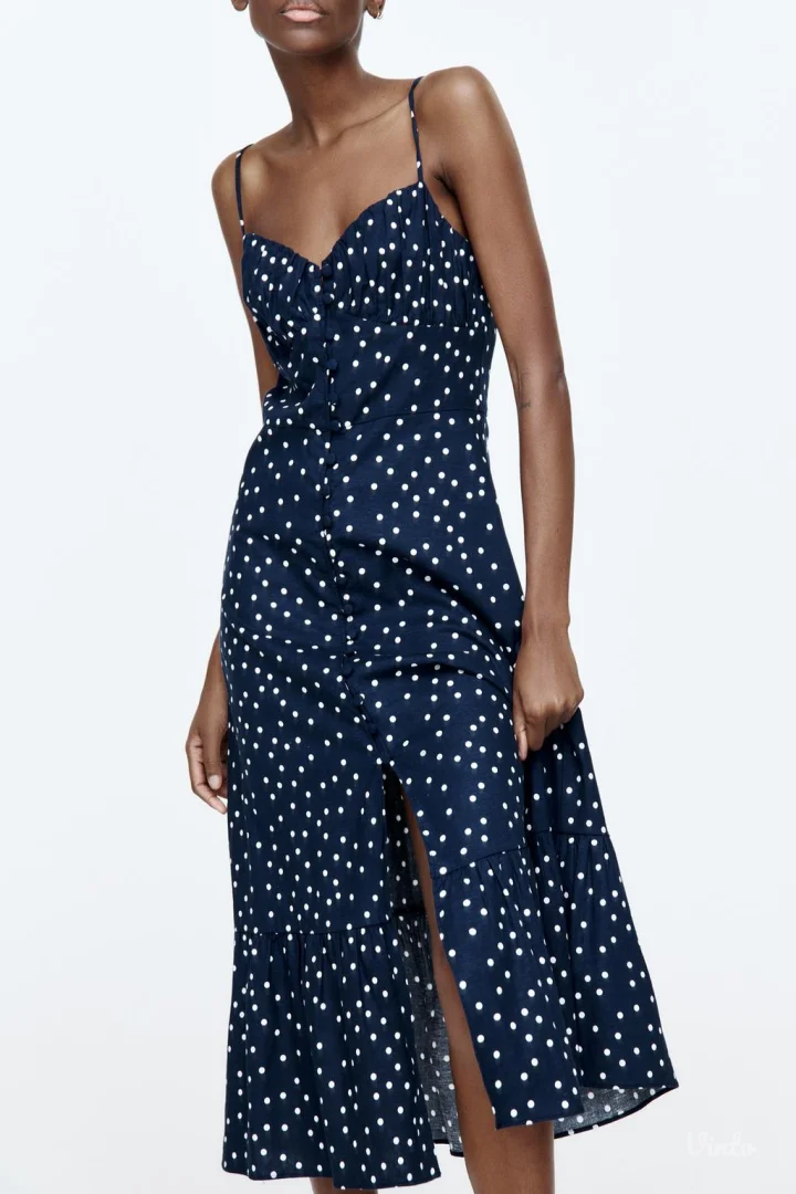 Zara midi haljina na tufnice