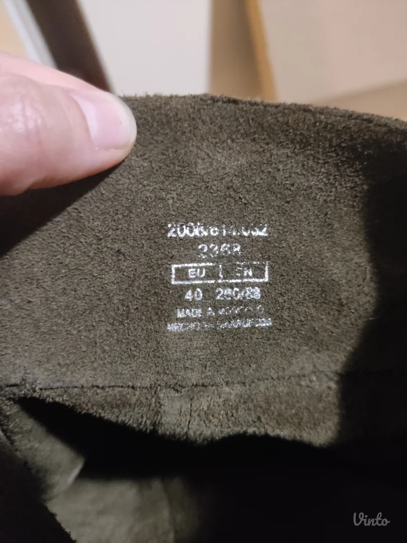 Zara cizme od brusene koze