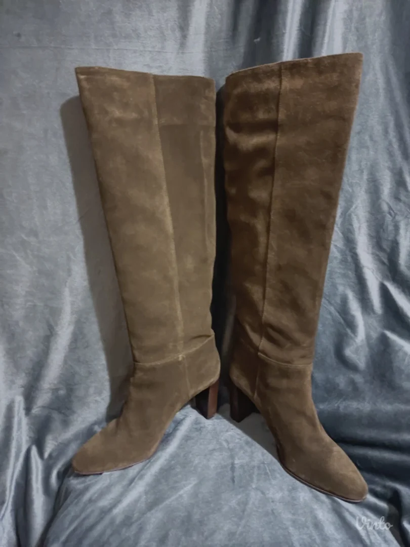 Zara cizme od brusene koze