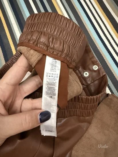 Nova Liu Jo Kamel kozna suknja L