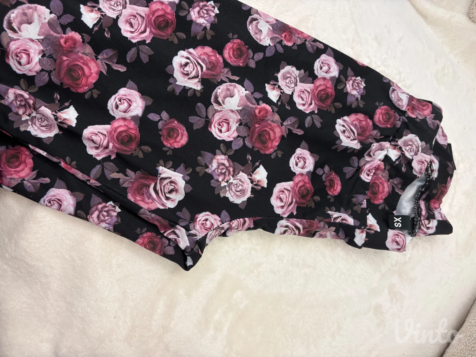 H&M Divided helanke sa printom ruža - XS
