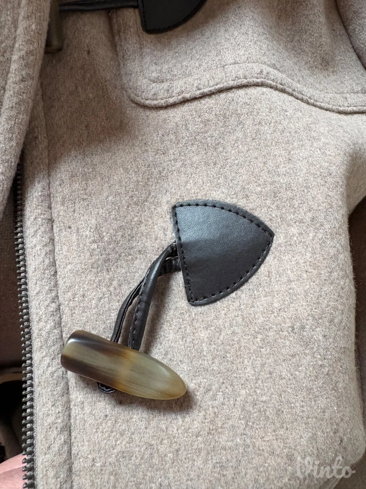 Novi BENETTON ženski kaput / duffel kaput (bež / kamilja boja) — Veličina 36 (S)