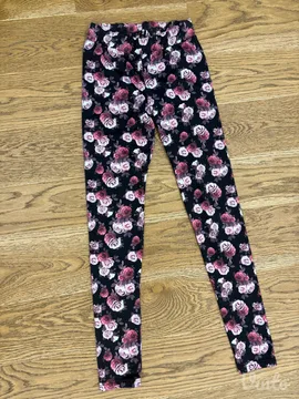 H&M Divided helanke sa printom ruža - XS