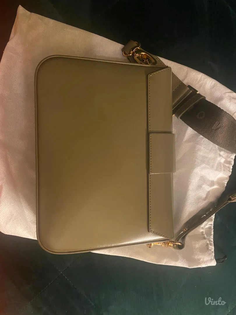 Mona kožna torba - maslinastozelena - nova bez etikete