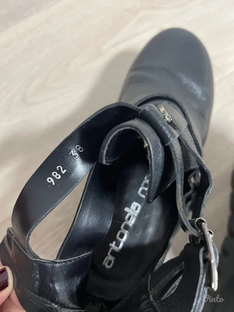 Antonella Rosi baletanke, kožne sa visokim potpeticama