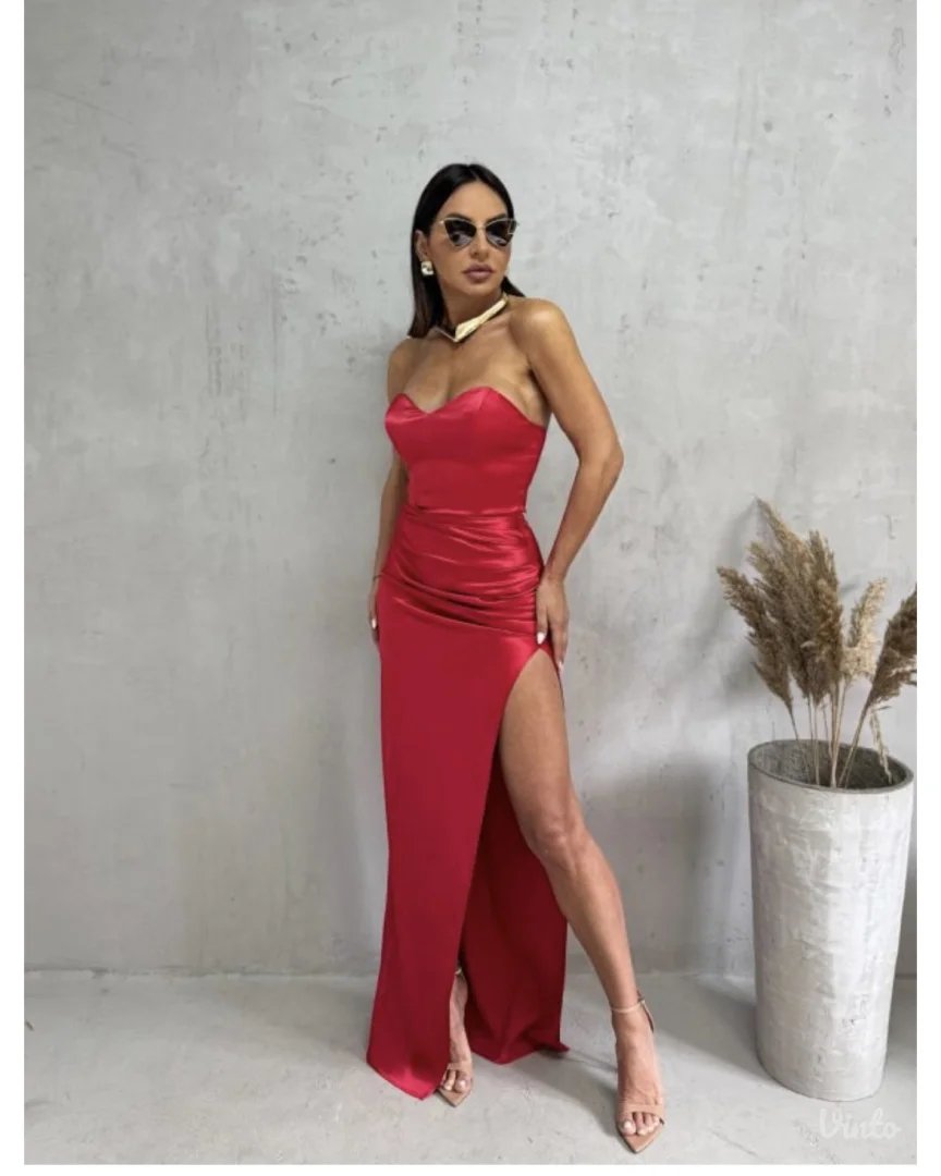 BLONDY korset duga elegantna haljina