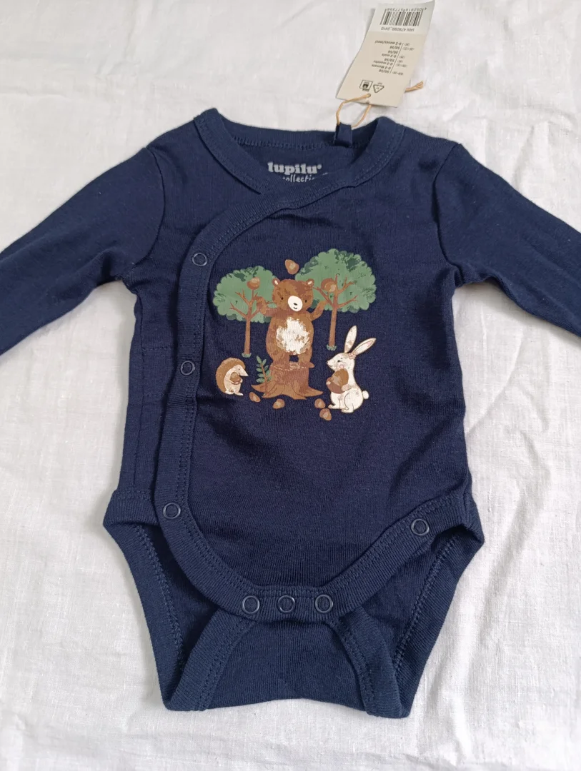 Pepco Lupilu set bodića, pantalona, kapica, rukavica za bebu