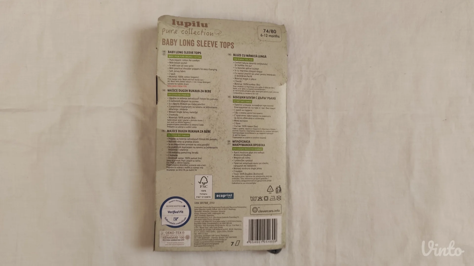 Lupilu bluze za bebe bio pamuk NOVO sa etiketom