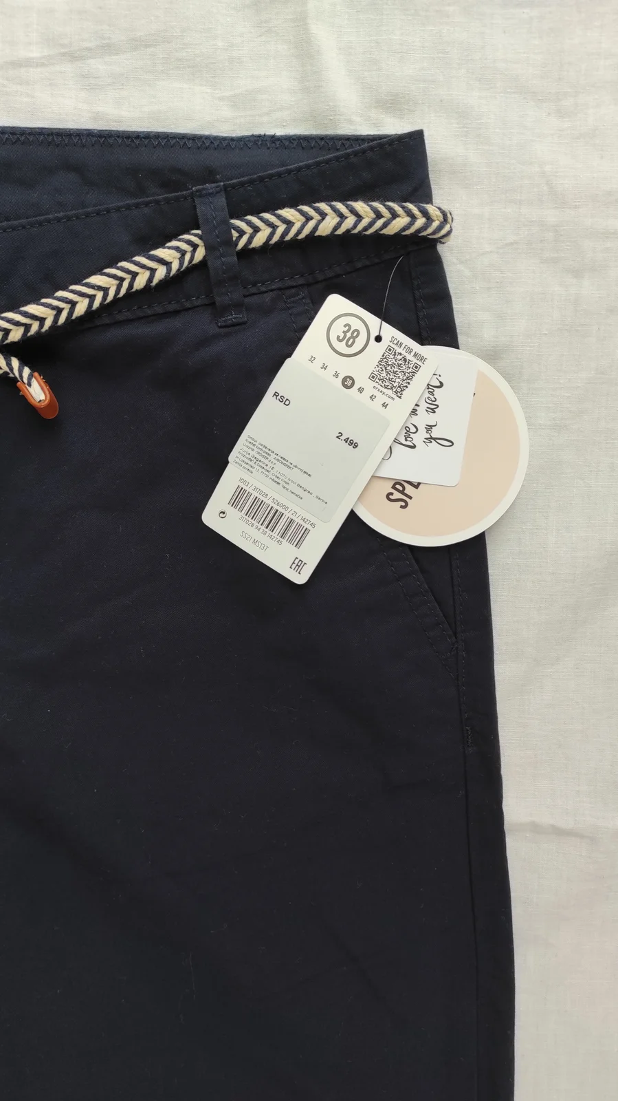 Orsay teget pantalone 100% pamuk 38 vel (sa etiketom)