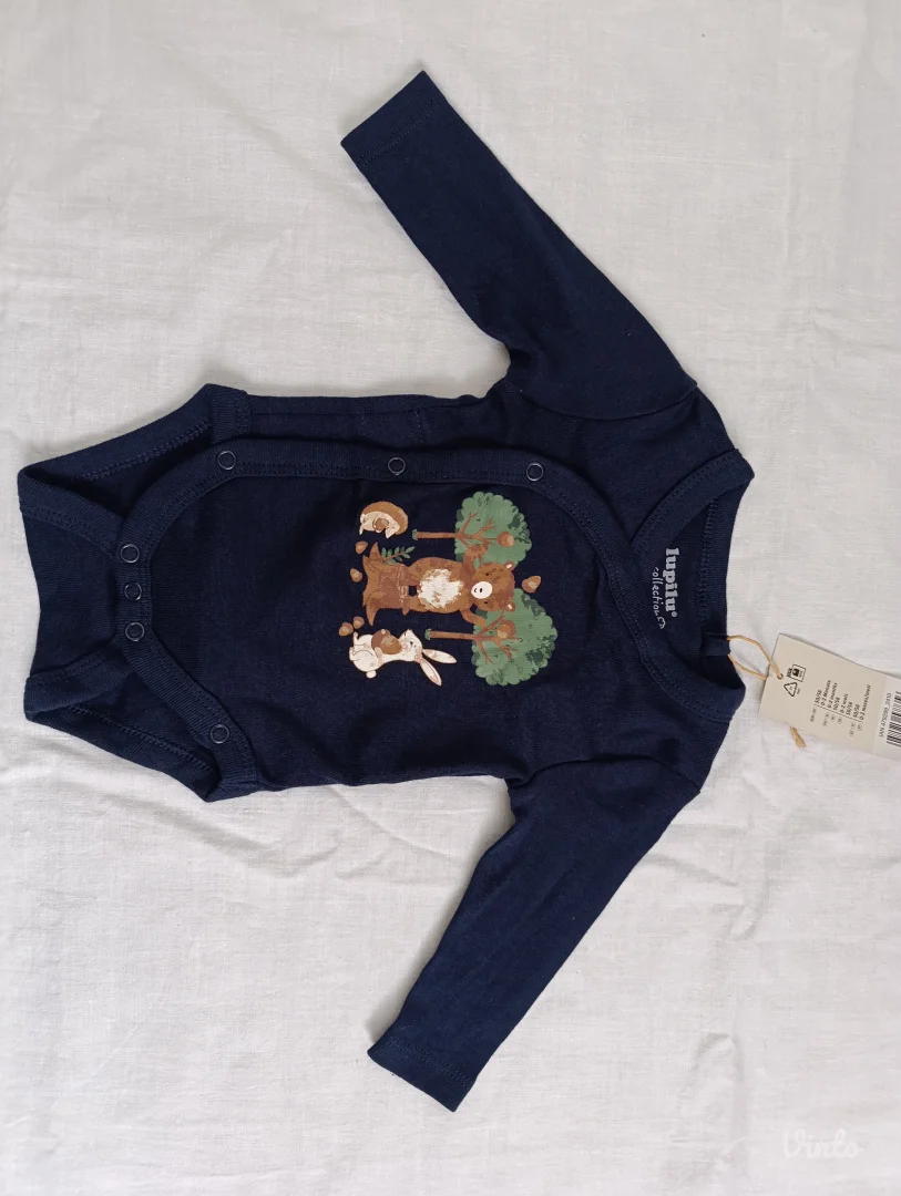 Pepco Lupilu set bodića, pantalona, kapica, rukavica za bebu