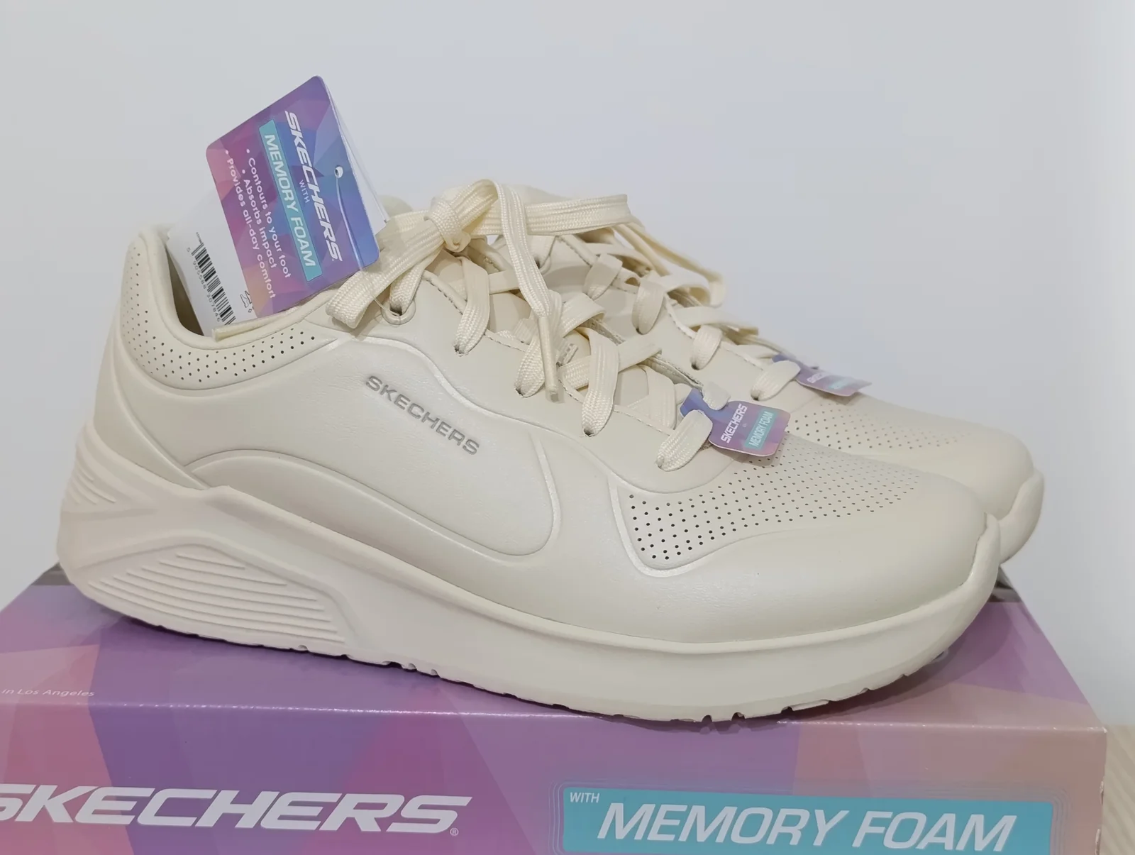 SKECHERS Uno Lite Beige patike NOVO sa etiketom