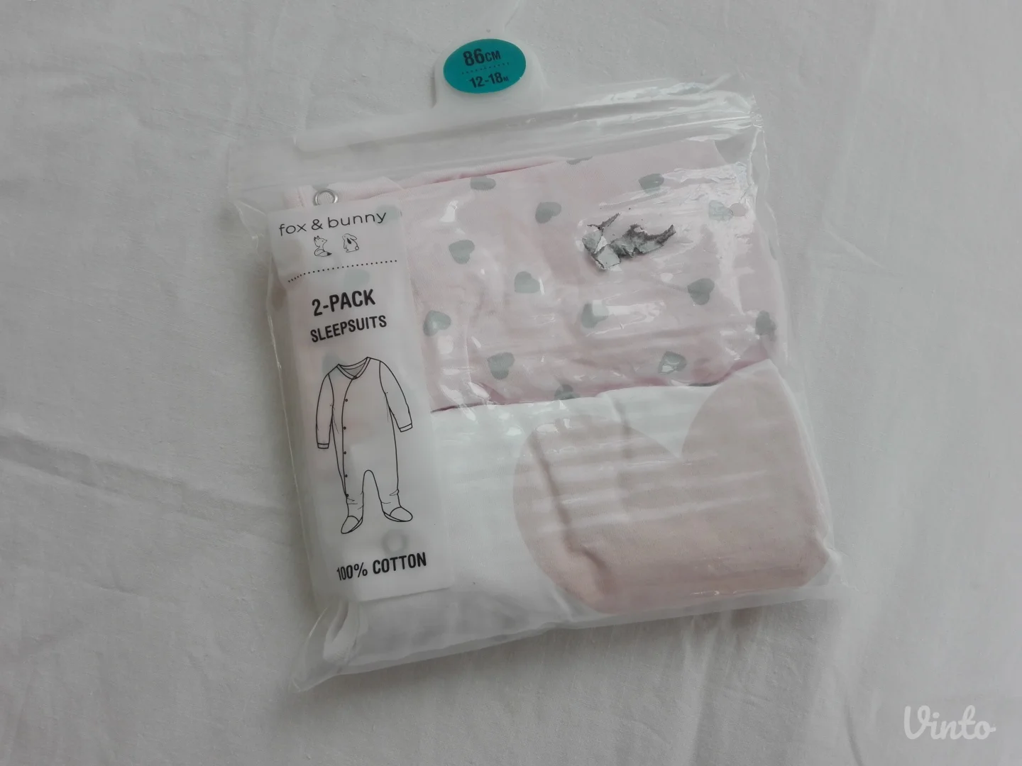 Sinsay 100% pamuk zeke sa stopama za bebe NOVO