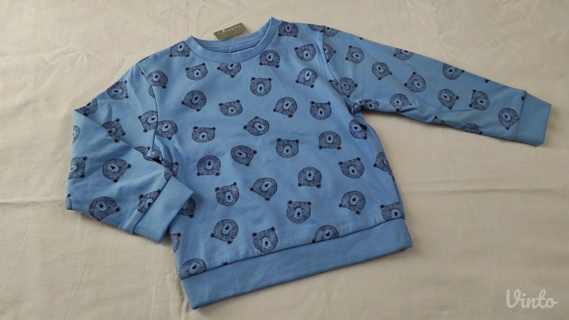 Fox & bunny 100% pamuk duks NOVO