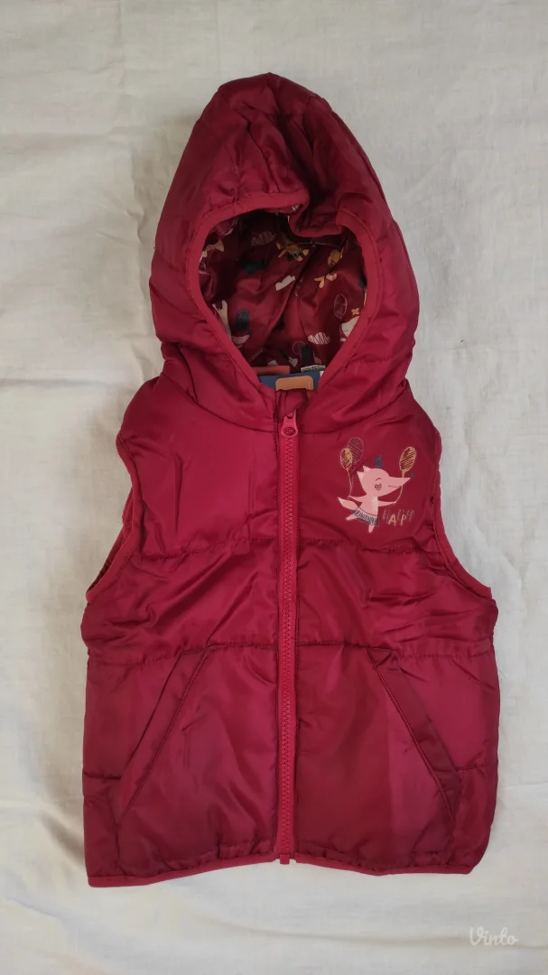 Lupilu štepani prsluk za devojčicu NOVO sa etiketom