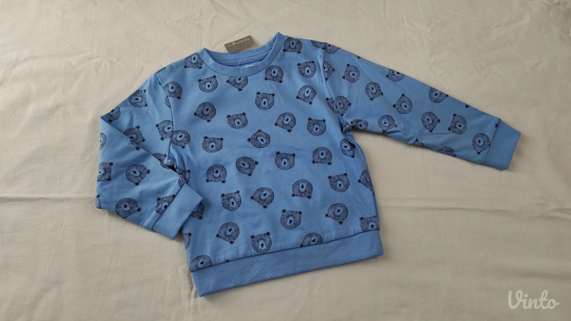 Fox & bunny 100% pamuk duks NOVO