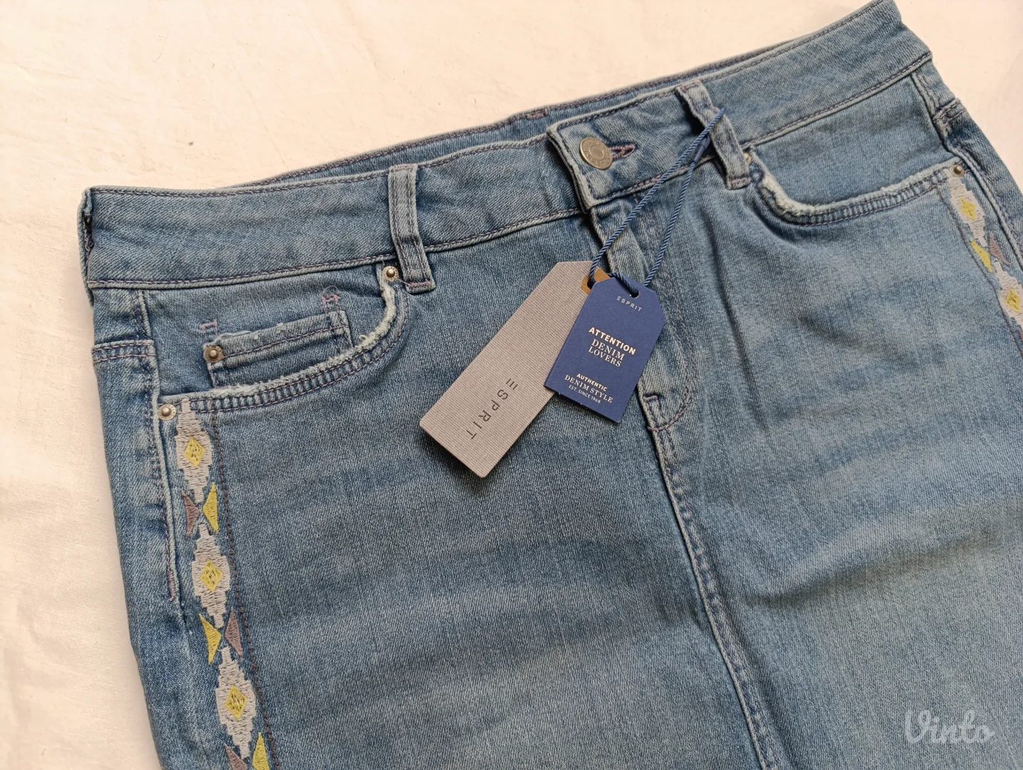 ESPRIT pamučna teksas suknja NOVO sa etiketom