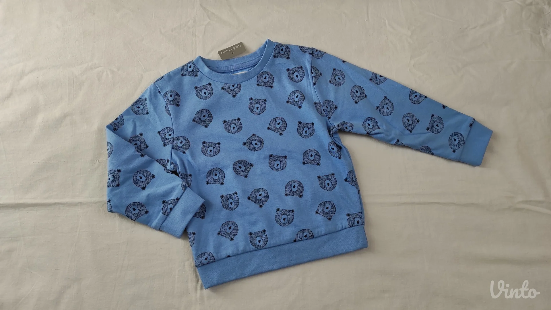 Fox & bunny 100% pamuk duks NOVO