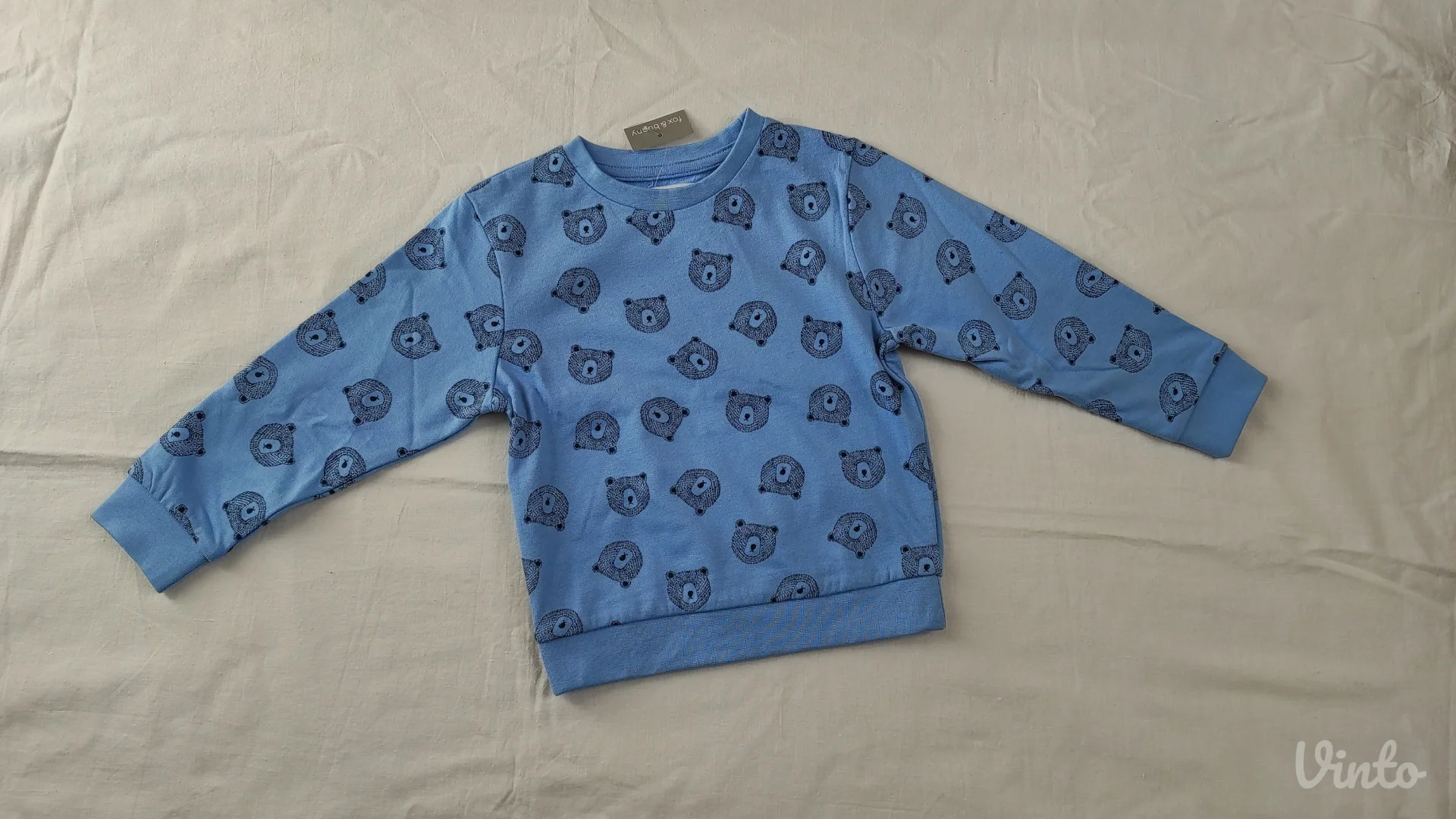 Fox & bunny 100% pamuk duks NOVO