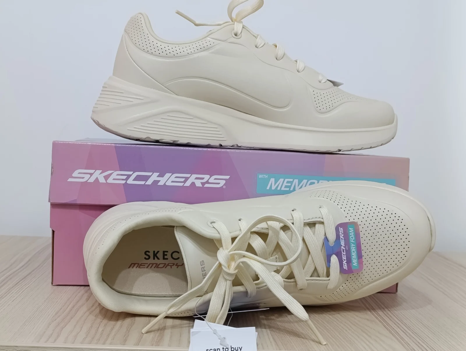 SKECHERS Uno Lite Beige patike NOVO sa etiketom