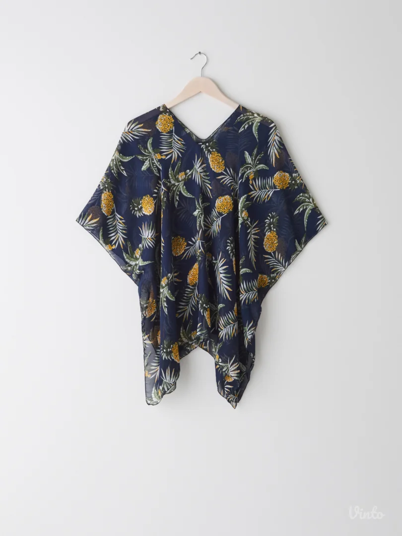 Pončo - ogrtač sa ananasima NOVO