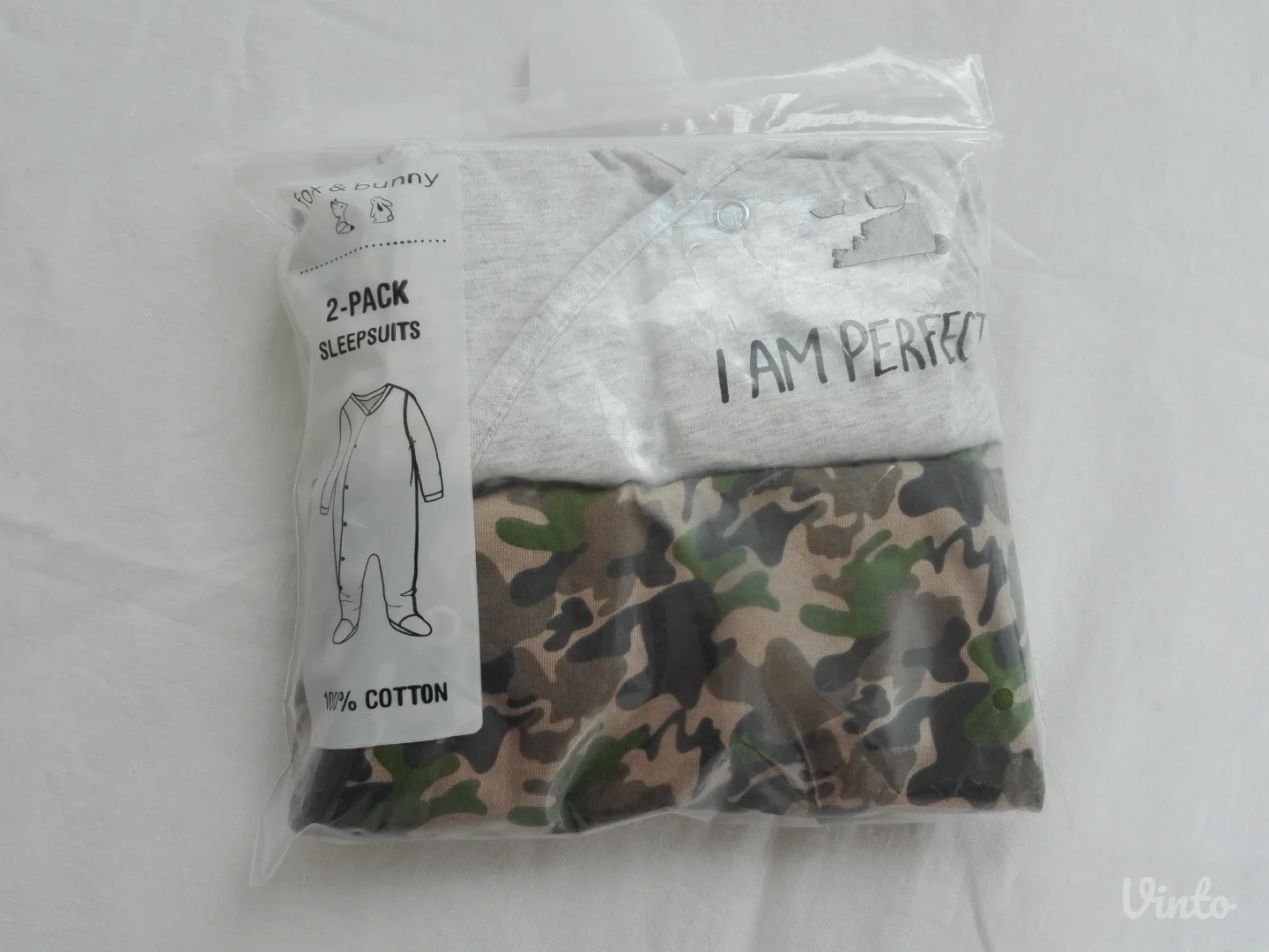 Sinsay 100% pamuk zeke sa stopama za bebe NOVO