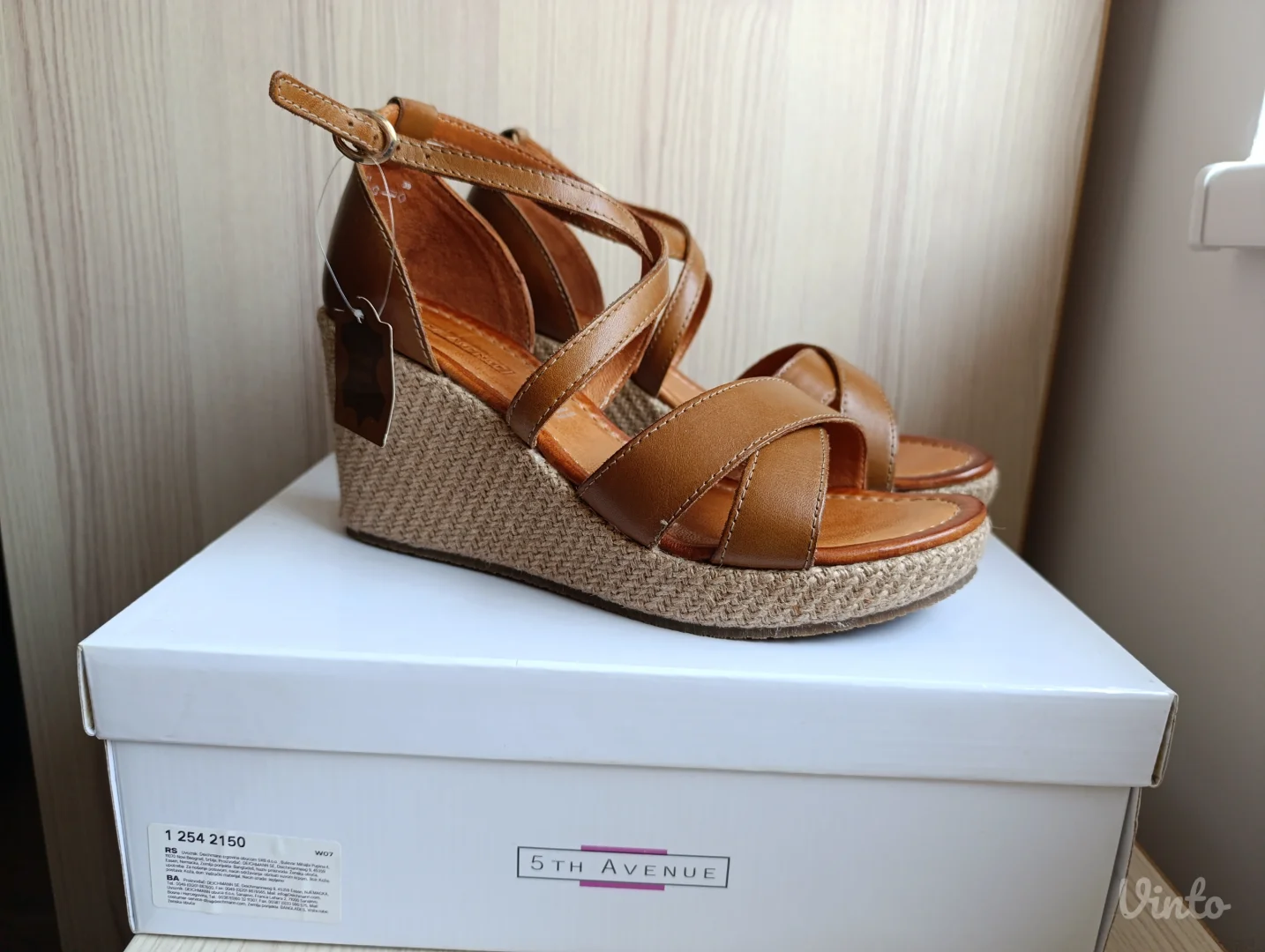 5th Avenue sandale - prava koža NOVO sa etiketom