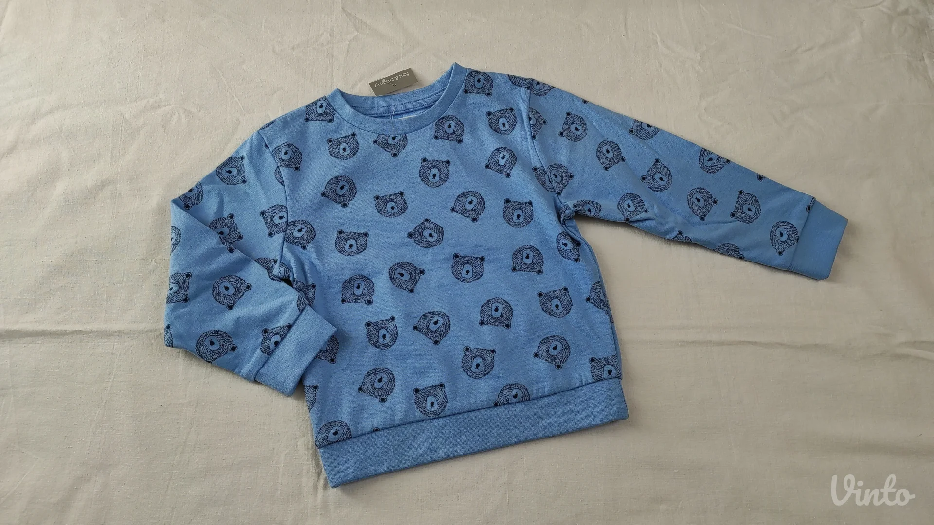 Fox & bunny 100% pamuk duks NOVO