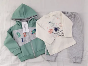 Hajdi baby trodelni komplet veličina 68
