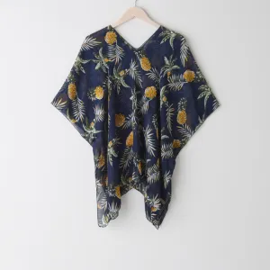 Pončo - ogrtač sa ananasima NOVO