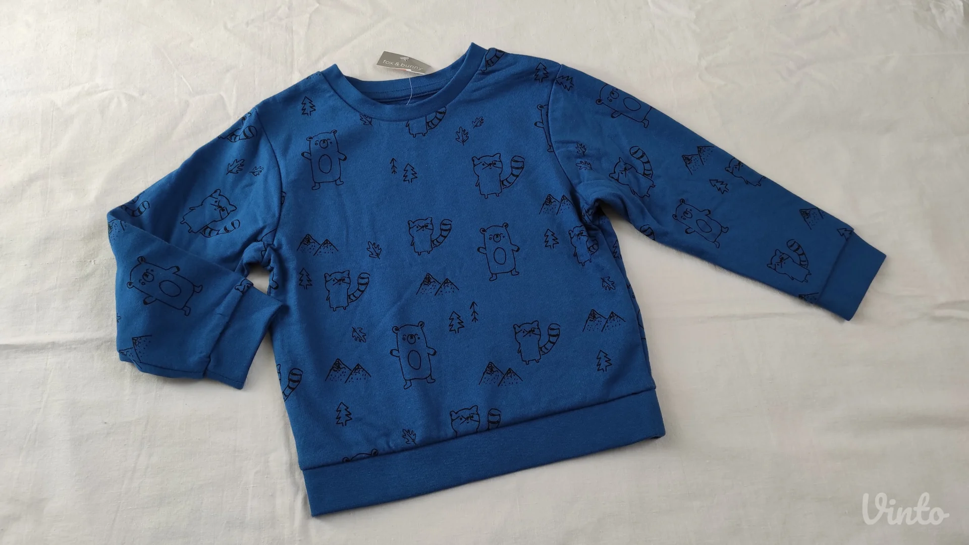 Fox and bunny 100% pamuk duks NOVO sa etiketom