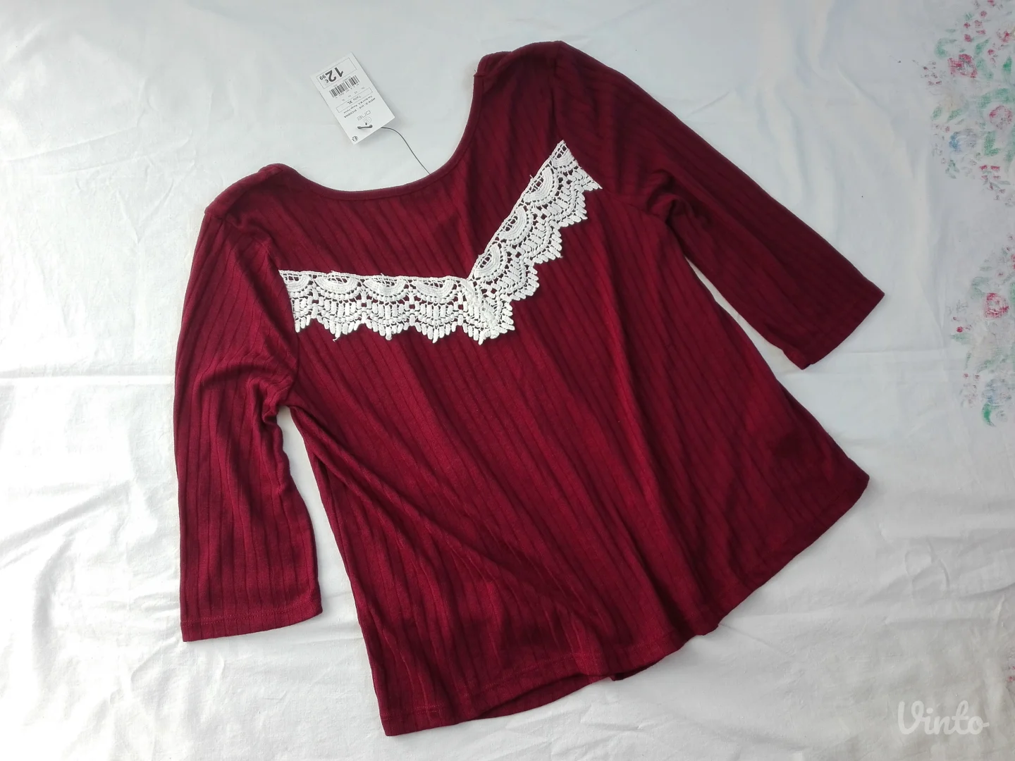 One by Gemo bordo dzemper bluza NOVO