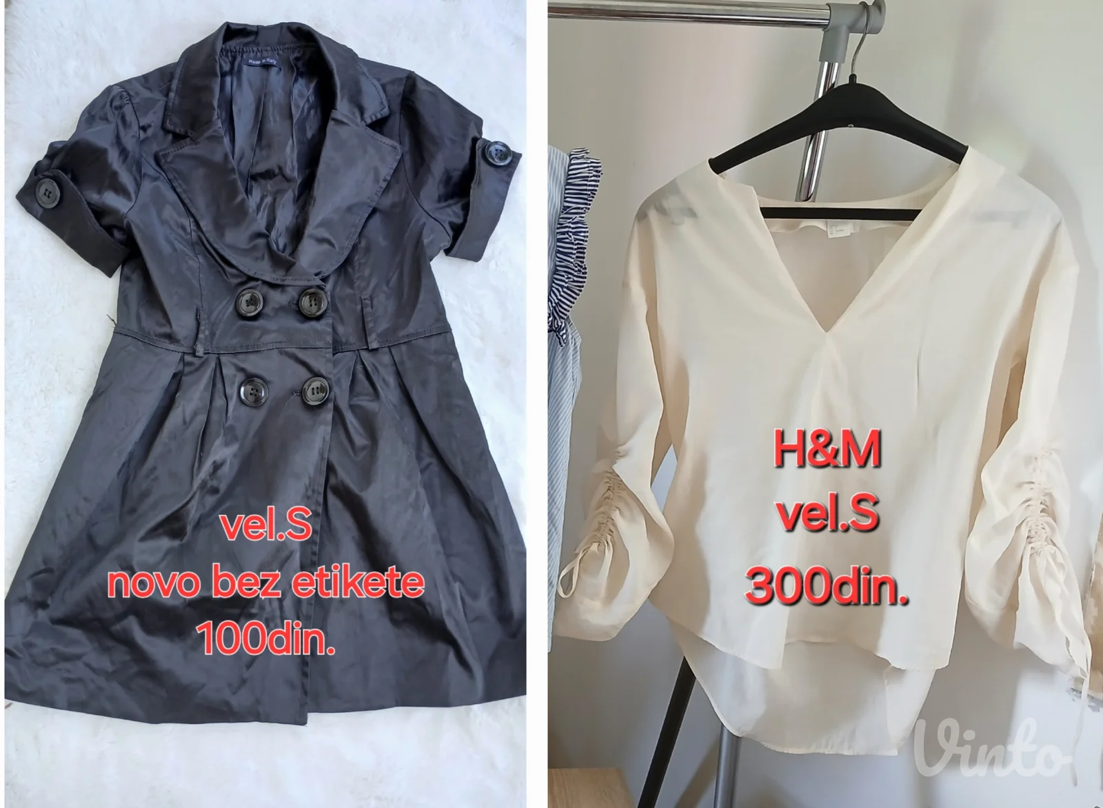 Kosulja od 100 do 300din.