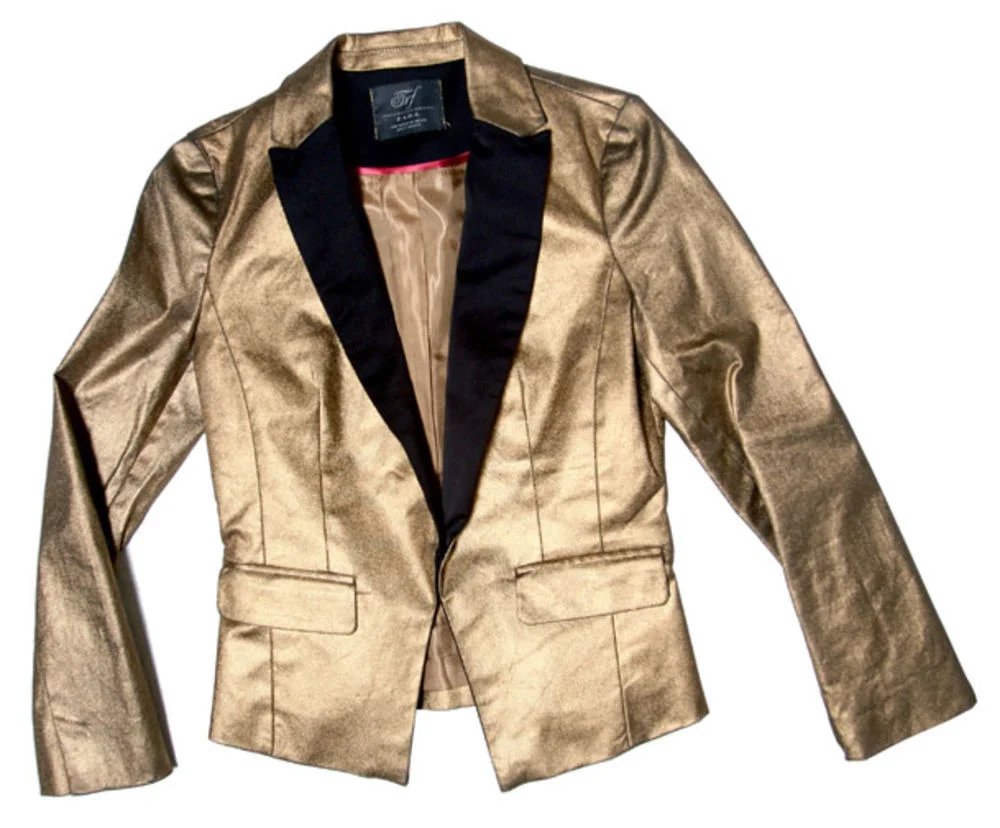 Zara kratki zlatni sako