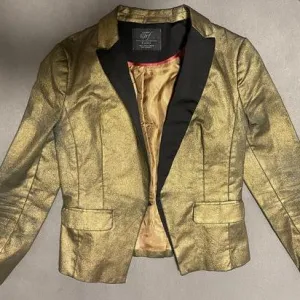 Zara kratki zlatni sako