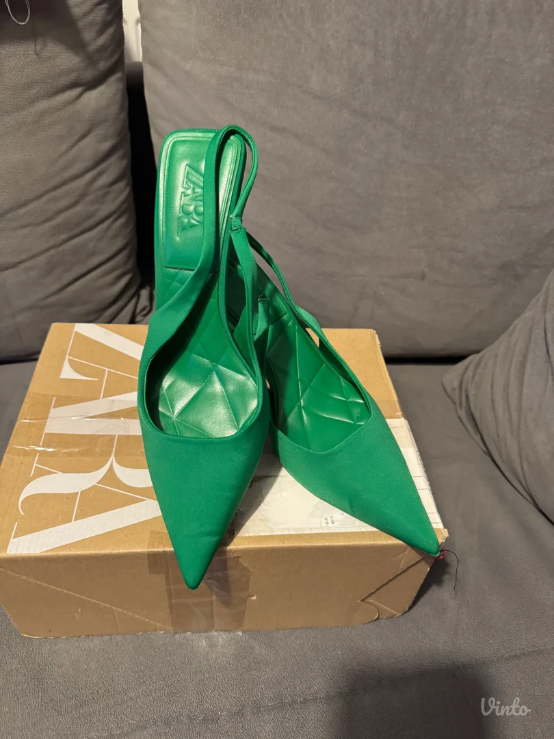 Zara štikle zelene 40