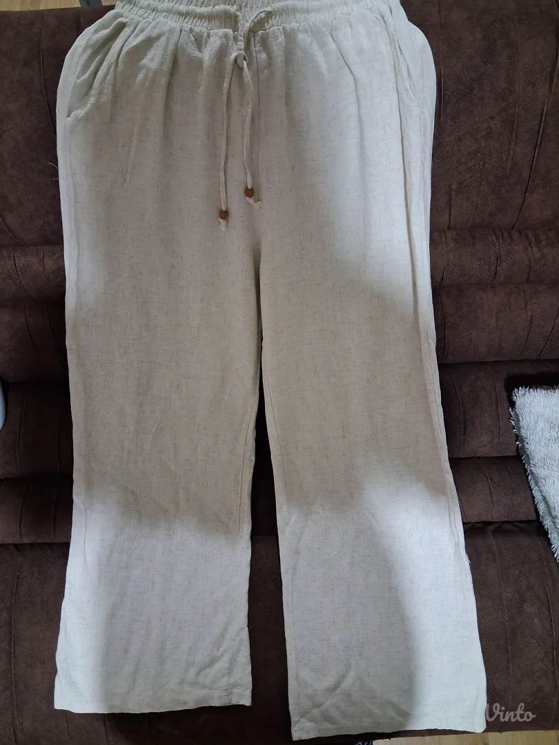 Lanene siroke pantalone