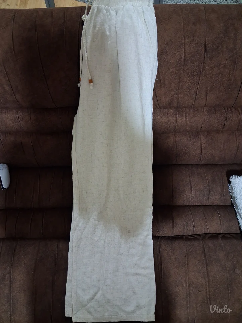 Lanene siroke pantalone