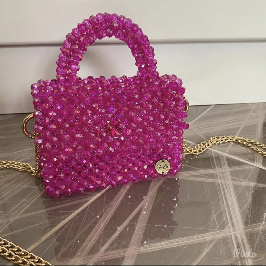 Dizajnerska torbica od kristala