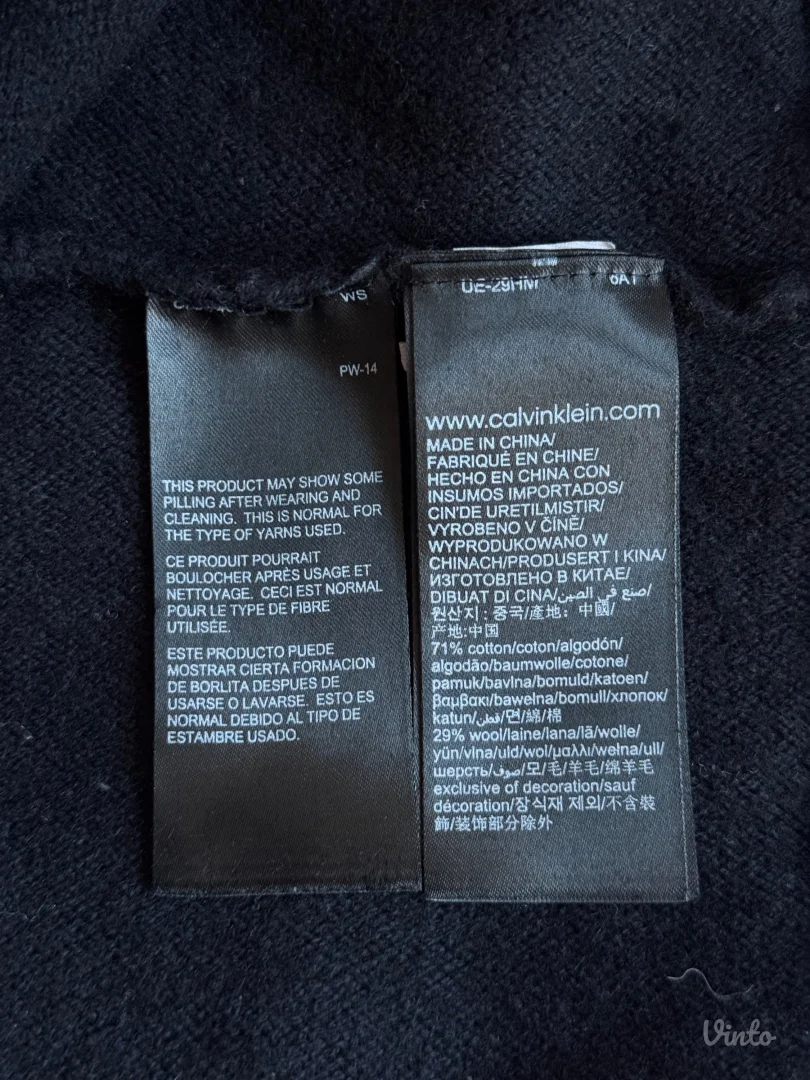 Calvin Klein vuneni dzemper