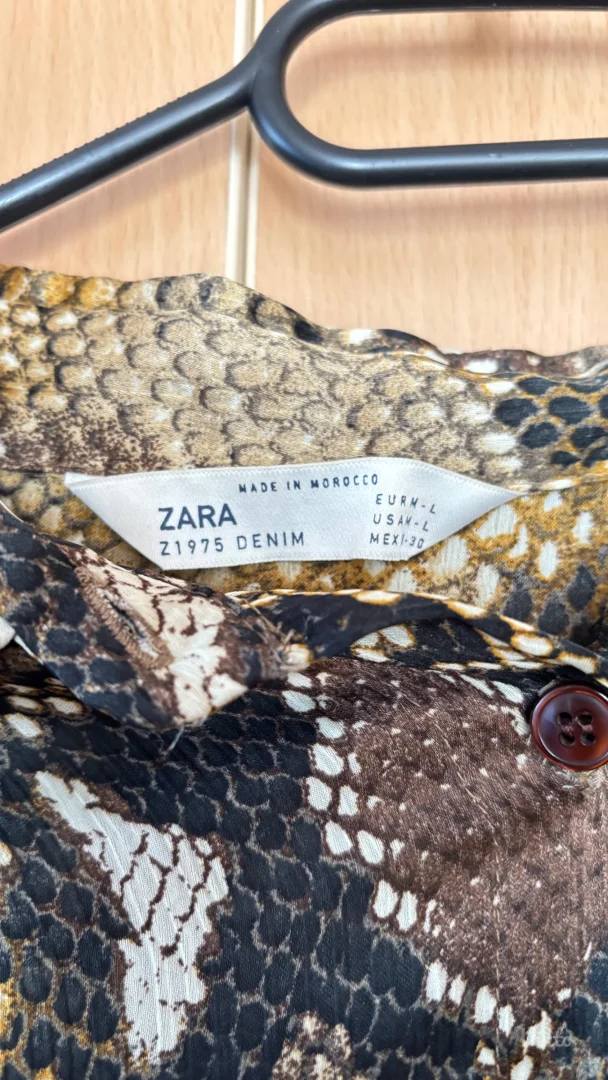 Zara zmijska kosulja KAO NOVA