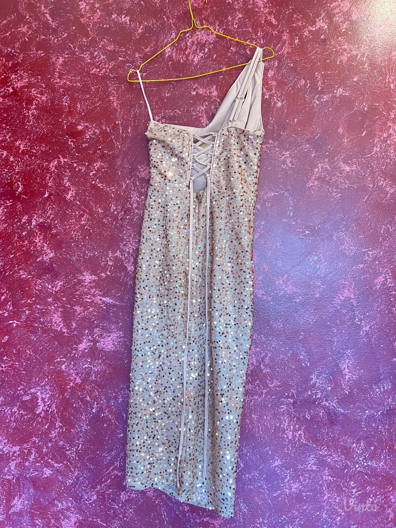 Zlatna haljina - S - Novo