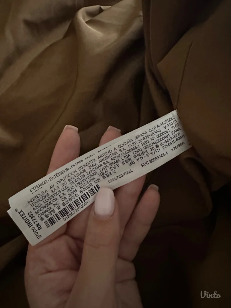 Zara teddy kaput dugi