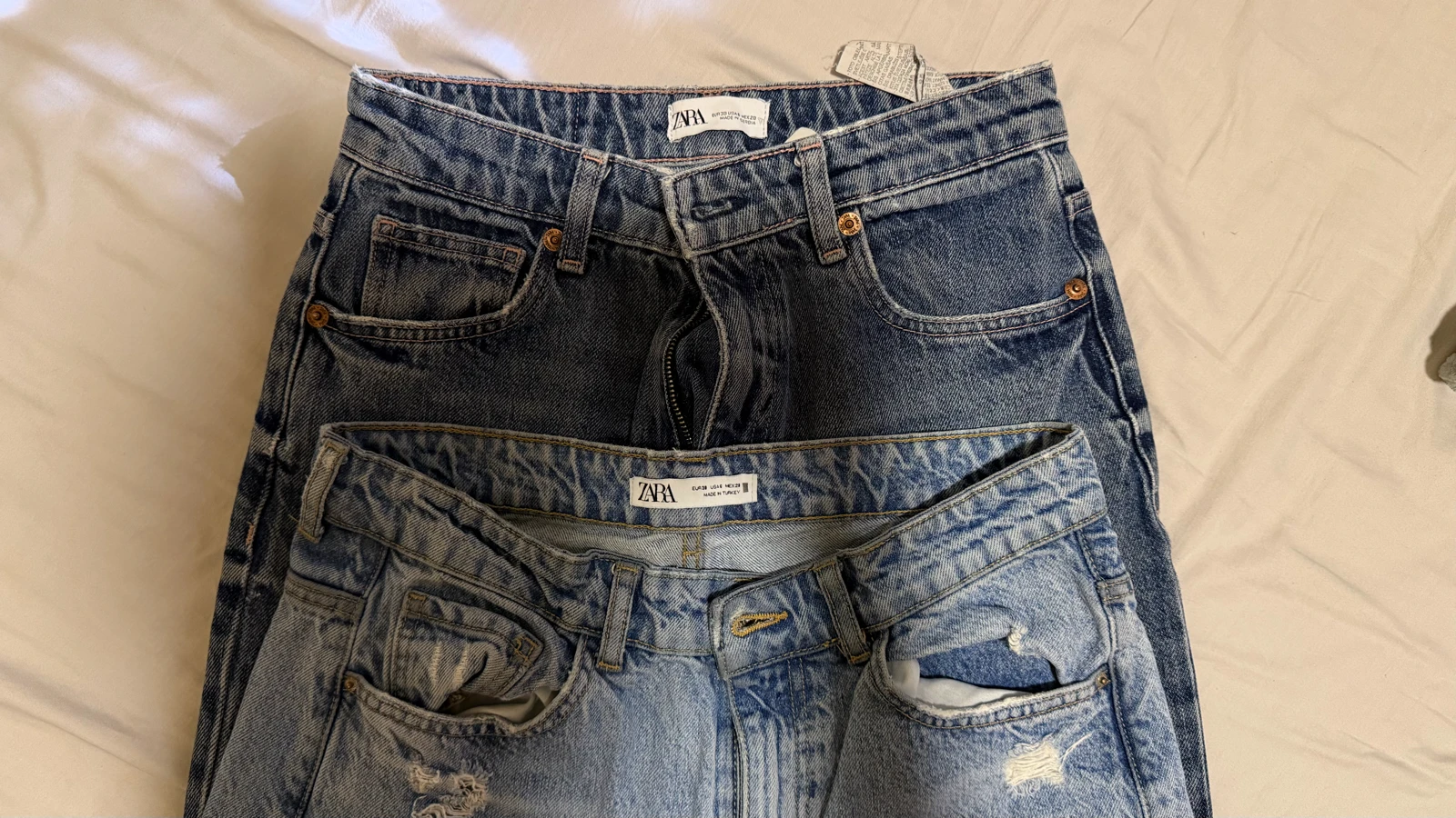 Zara farmerke dva para 38
